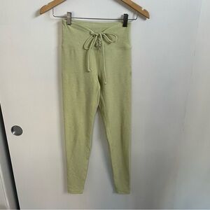 Year of Ours Football Leggings Light Green‎ Size XS